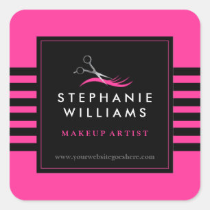 Customizable Hair Stylist Stickers