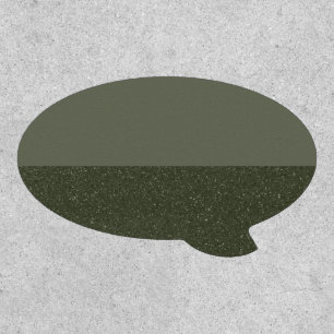 Customizable Half-Matte Half-Textured Green Patch