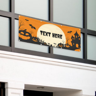 Customizable Halloween Banner