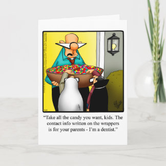 Customizable Halloween Humor Greeting Card