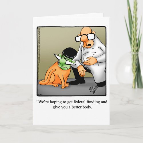 Customizable Halloween Humor Greeting Card