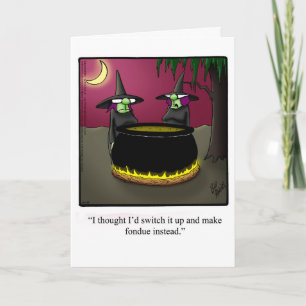 Customizable Halloween Humor Greeting Card