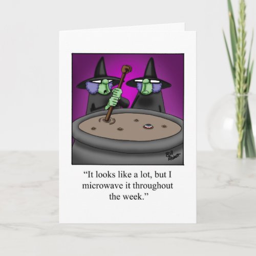 Customizable Halloween Humor Greeting Card