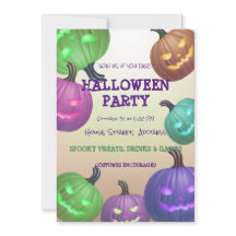 Customizable Halloween Party Invitation
