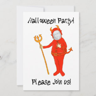 Customizable Halloween Party Photo Card Invitation