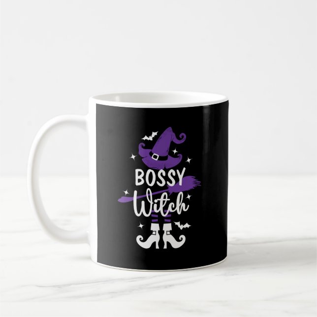 Customizable Halloween Witch Coffee Mug (Left)