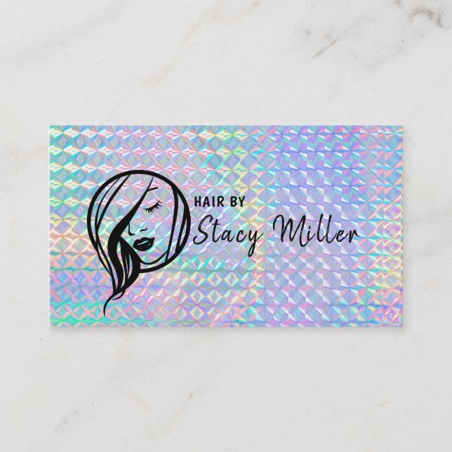 Customizable Halographic Business Cards (Front)