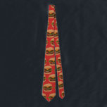 Customizable Hamburgers Tie<br><div class="desc">Customizable Hamburgers by storeman.
Change the background color.</div>