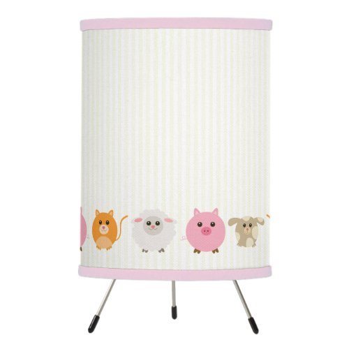 Customizable Hand Drawn Baby Animals Lamp