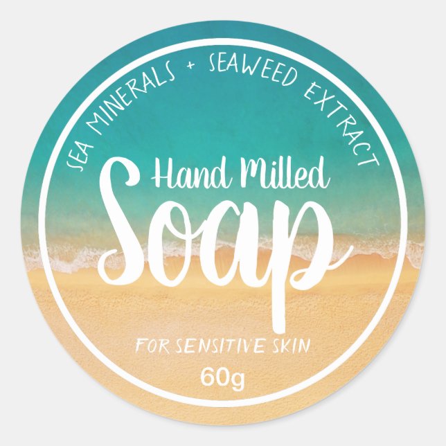 Customizable Hand Milled Soap Label (Front)