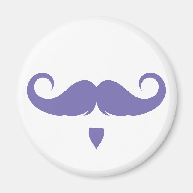 Customizable Handlebar Moustache Magnet (Front)
