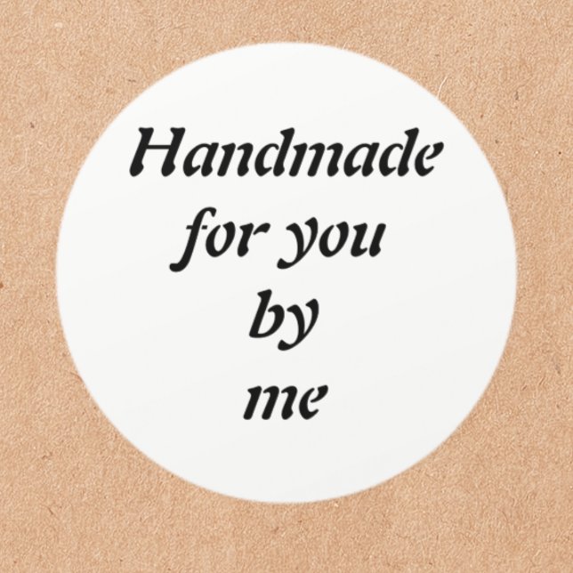 Customizable Handmade Classic Round Sticker (Creator Uploaded)