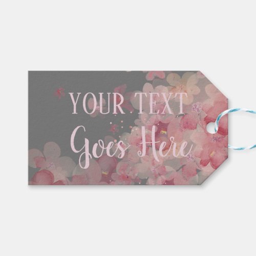 Customizable Handmade Product floral wreath Gift Tags
