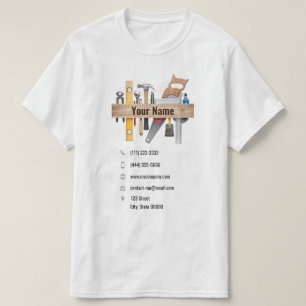 Customizable handyman carpenter tools T-Shirt