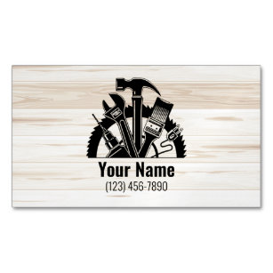 Handyman Business Card Magnets 2x3.5