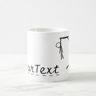 Customizable hangman with a word of your choice coffee mug
