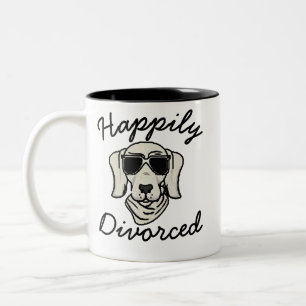 Customizable Happily Divorced Funny Coffee Mug