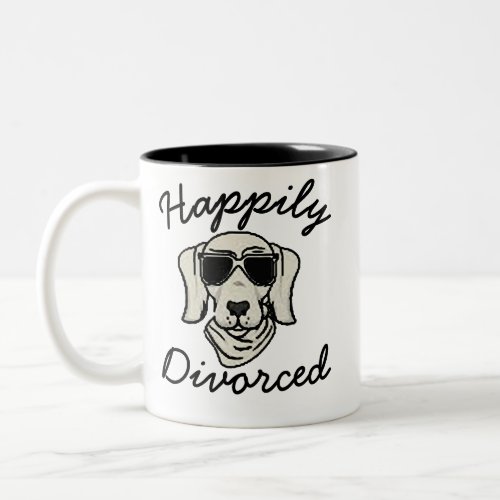  Customizable Happily Divorced Funny Coffee Mug