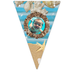 Customizable Happy Birthday Bunting Banner