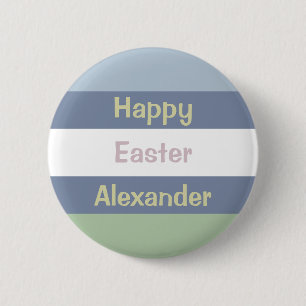 Customizable Happy Easter Text Button