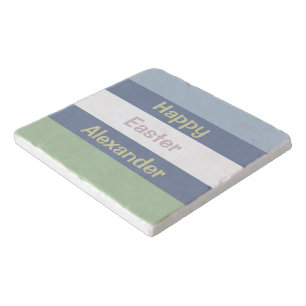 Customizable Happy Easter Text Trivet