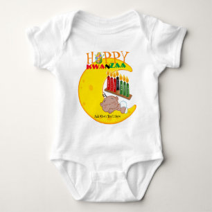 Customizable Happy KWANZAA 7 Principles Baby Bodysuit