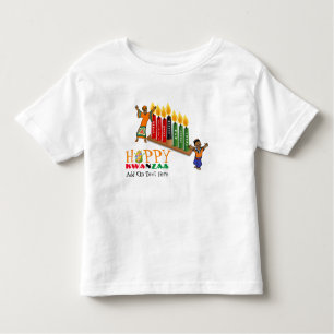 Customizable Happy KWANZAA 7 Principles Toddler T-shirt