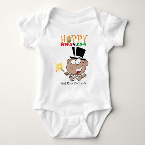 Customizable Happy KWANZAA New Baby Born Year Baby Bodysuit