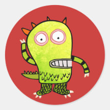CUSTOMIZABLE HAPPY MONSTER Sticker