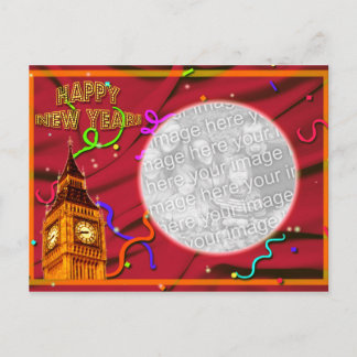 Customizable Happy New Year Postcard