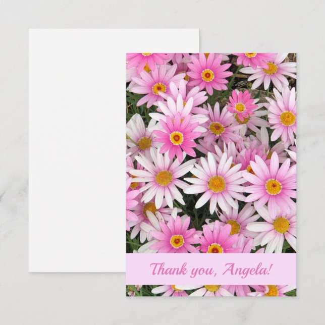 Customizable Happy Thank You Card (Front/Back)
