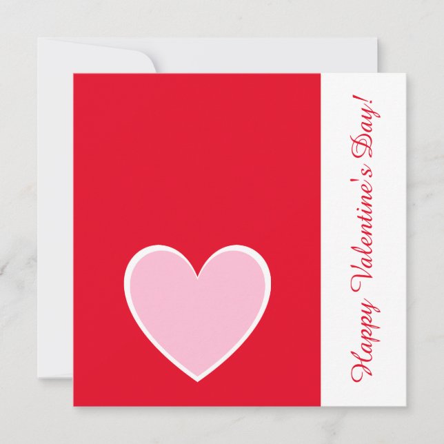 Customizable Happy Valentine's Day! Card (Front)