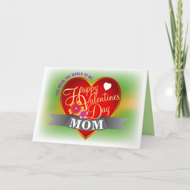 Customizable Happy Valentines Holiday Card (Front)