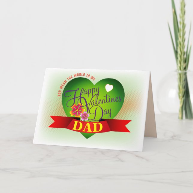 Customizable Happy Valentines Holiday Card (Front)