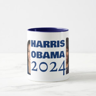 Customizable HARRIS OBAMA 2024 Mug