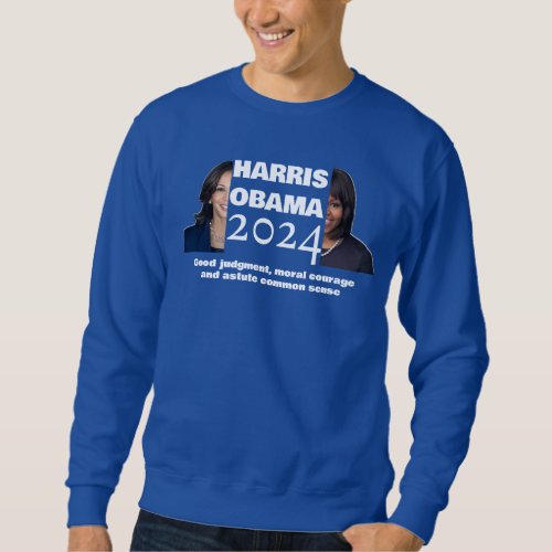 Customizable HARRIS OBAMA 2024 Sweatshirt