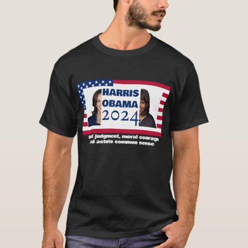 Customizable HARRIS OBAMA 2024  T_Shirt