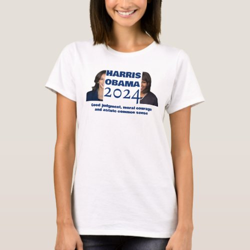 Customizable HARRIS OBAMA 2024 T_Shirt