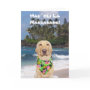 Customizable Hawaiian Yellow Lab Father's Day Card | Zazzle