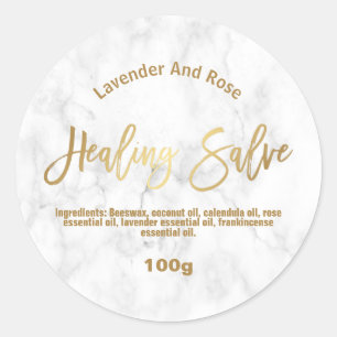 Customizable Healing Salve Label