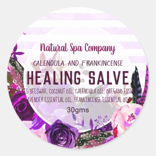 Customizable Healing Salve Labels