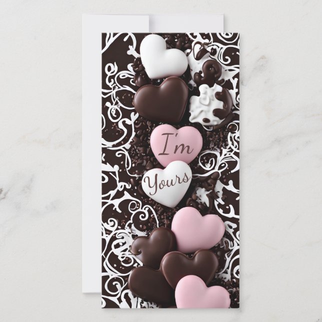 Customizable Heart-Framed Valentine's Card (Front)