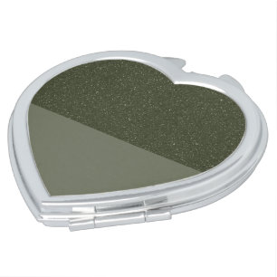 Customizable Heart Mirror – Split Texture Design