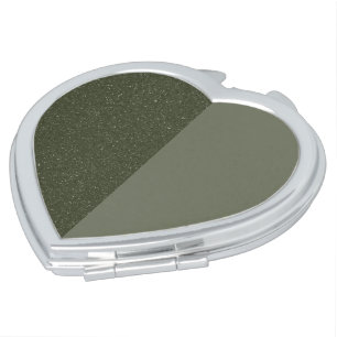 Customizable Heart Mirror – Two-Tone Green Design