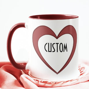 Custom Photo Color Changing Magic Mug, Valentines Day Gift for Him I Love  You to the Moon and Back, Unique Personalized Names Her Love 