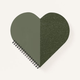 Customizable Heart Spiral Notebook