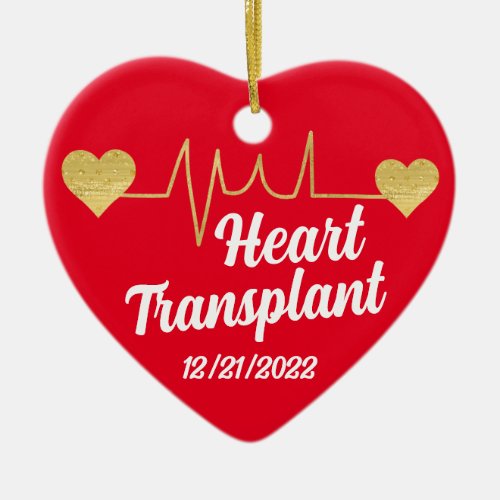 Customizable Heart Transplant Ornament 