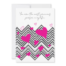Customizable Heart & Zig Zag Romantic Love Custom