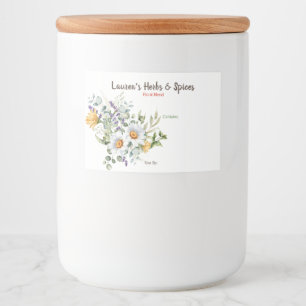 Customizable Herbs & Spices Labels