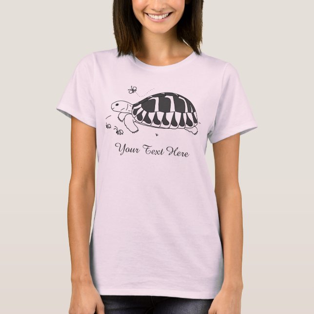 Customizable Hermann's Tortoise Shirt (Front)